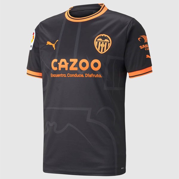 Tailandia Camiseta Valencia 2ª Kit 2022 2023